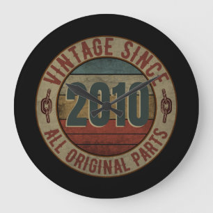 VINTAGE SINCE 2010 ALL ORIGINAL PARTS. LARGE CLOCK