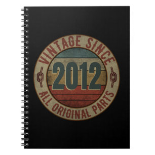 VINTAGE SINCE 2012 ALL ORIGINAL PARTS. NOTEBOOK