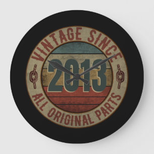 VINTAGE SINCE 2013 ALL ORIGINAL PARTS. LARGE CLOCK