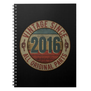 VINTAGE SINCE 2016 ALL ORIGINAL PARTS. NOTEBOOK