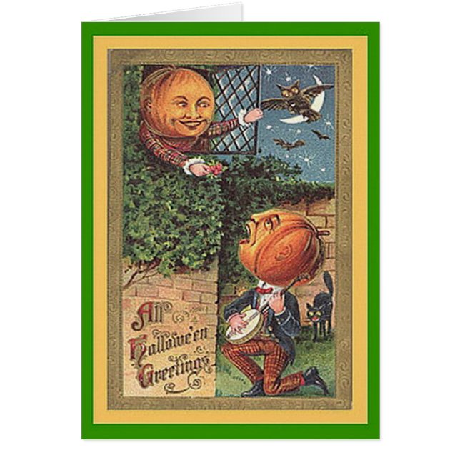 Vintage Singing Pumpkin Man (Front)