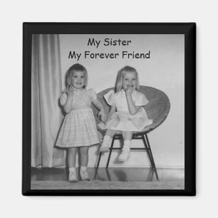 Vintage Sister Magnet