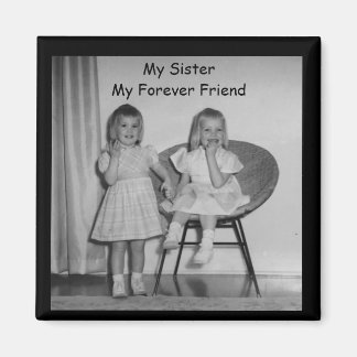 Vintage Sister Magnet