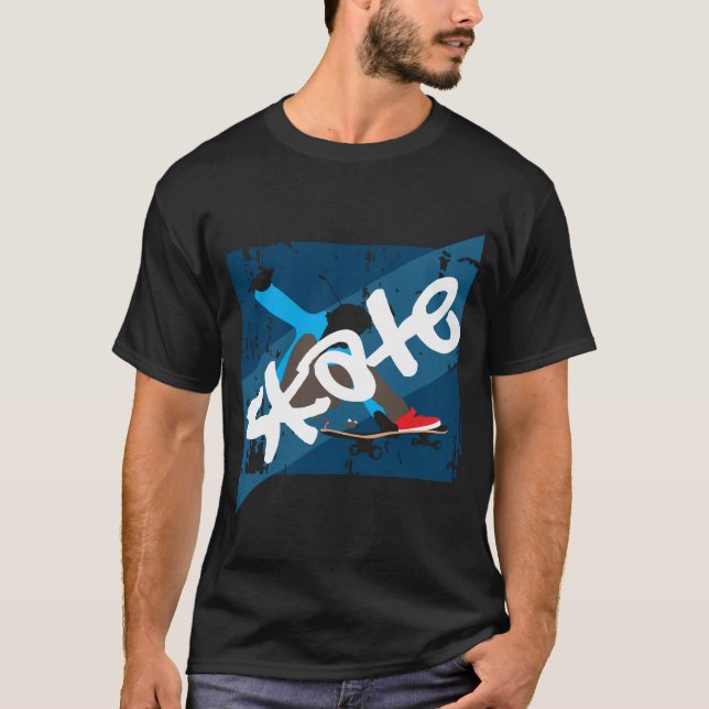 Vintage Skateboard T-Shirt (Front)
