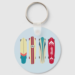 Vintage Skateboards Key Ring