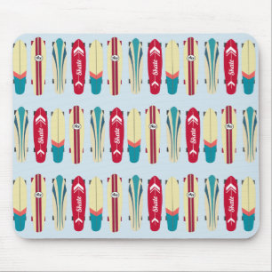 Vintage Skateboards Mouse Mat