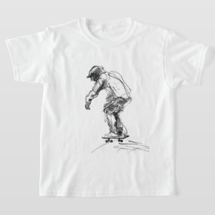 Vintage Skater in Motion T-Shirt