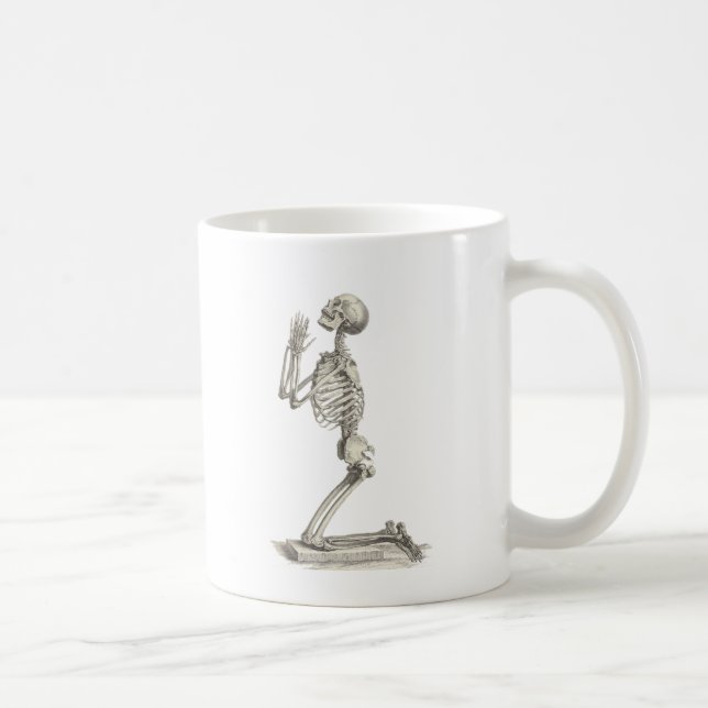 Vintage Skeleton Coffee Mug (Right)