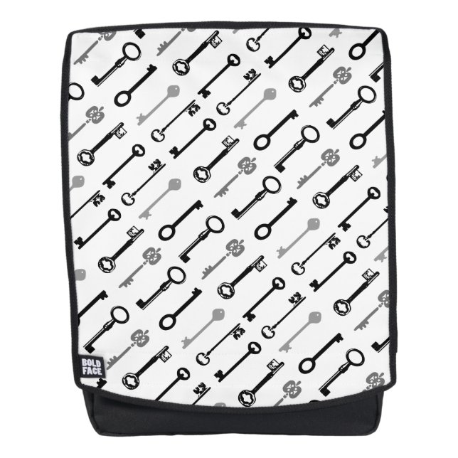 Vintage Skeleton Key Backpack (Front)