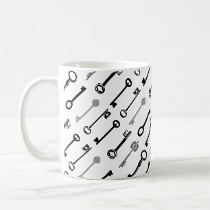 Vintage Skeleton Key Mug
