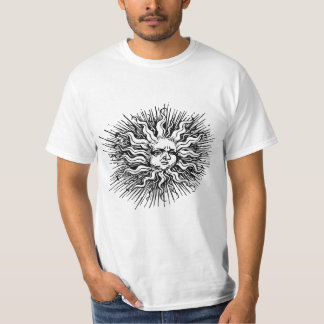 Vintage Sketch of Mystic Sun T-Shirt