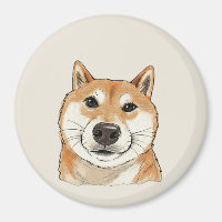 Vintage Sketch Shiba Doge
