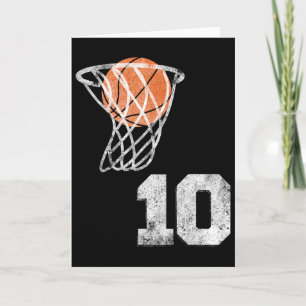 Vintage Sketll Jersey Number 10 Player Number Card