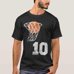 Vintage Sketll Jersey Number 10 Player Number T-Shirt