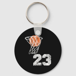 Vintage Sketll Jersey Number 23 Player Number  Key Ring
