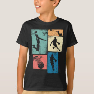 Vintage Sketll Men Boy Kids Player Coach Funny Bir T-Shirt