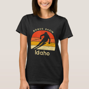 Vintage ski bogus basin idaho mountain  T-Shirt