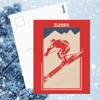 Vintage Ski Colorado Mountain Resort Eldora