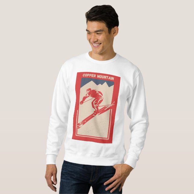 Vintage Ski Colorado Resort Copper Mountain Sweatshirt (Front Full)
