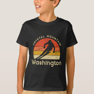 Vintage Ski Crystal Mountain Washington Mountain T-Shirt