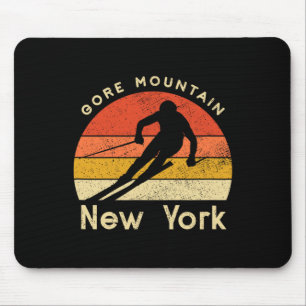 Vintage Ski Gore Mountain New York Mountain Mouse Mat
