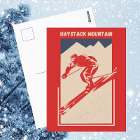 Vintage Ski New York Resort Haystack Mountain