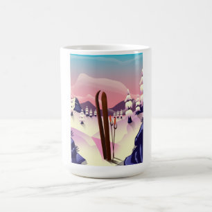 Vintage Ski poster Coffee Mug