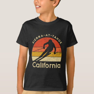 Vintage Ski Sierra-at-tahoe California Mountain T-Shirt