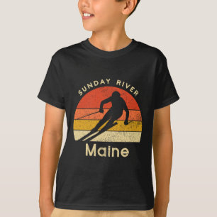 Vintage Ski Sunday River Maine Mountain T-Shirt