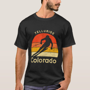 Vintage ski telluride colorado mountain T-Shirt
