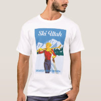 Vintage Ski Utah Poster