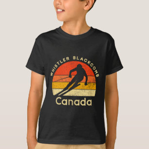 Vintage ski whistler blackcomb canada mountain T-Shirt
