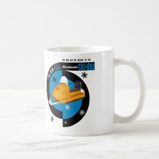 Vintage Skidoo Snowmobile Coffee Mug