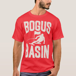 Vintage Skiing  Bogus Basin Idaho Snow Enthusiasts T-Shirt