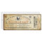 Vintage Skull and Bones Halloween Party Ticket