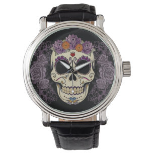 Vintage Skull and Roses Watch