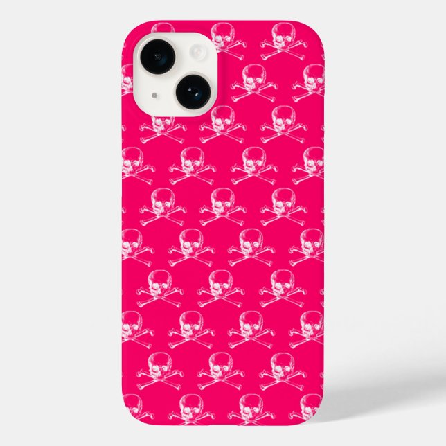 Vintage Skull & Crossbones Case-Mate iPhone Case (Back)