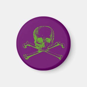 Vintage Skull & Crossbones Magnet