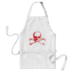 Vintage Skull & Crossbones Standard Apron