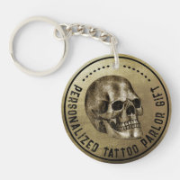 Vintage Skull Gothic Damask Fidelity Tattoo Parlou