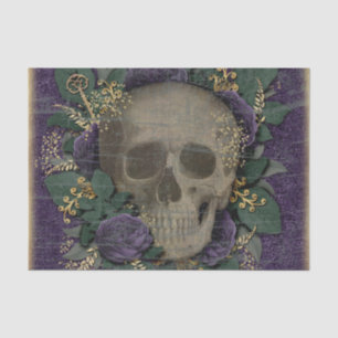 Vintage Skull Halloween Tissue Paper