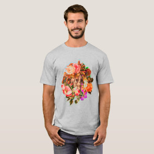Vintage Skull Hippie Style Tie-Dye T-Shirt