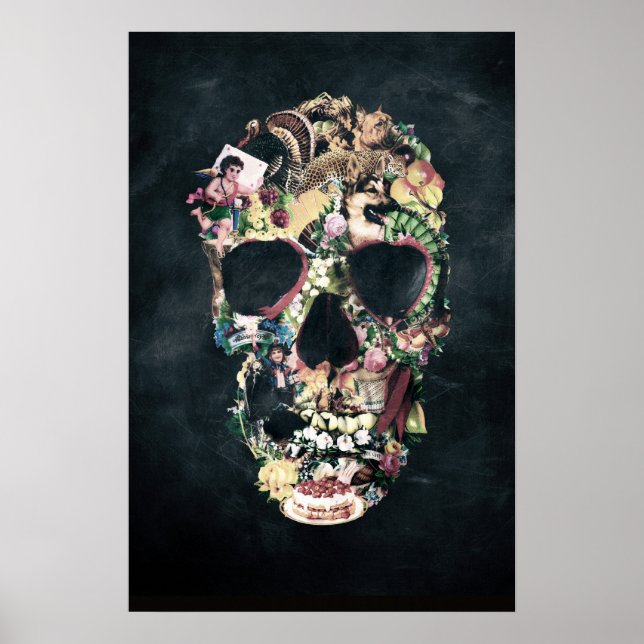 Vintage Skull Poster (Front)