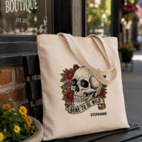 Vintage Skull Roses Gothic Canvas