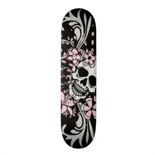 Vintage Skull Skateboard