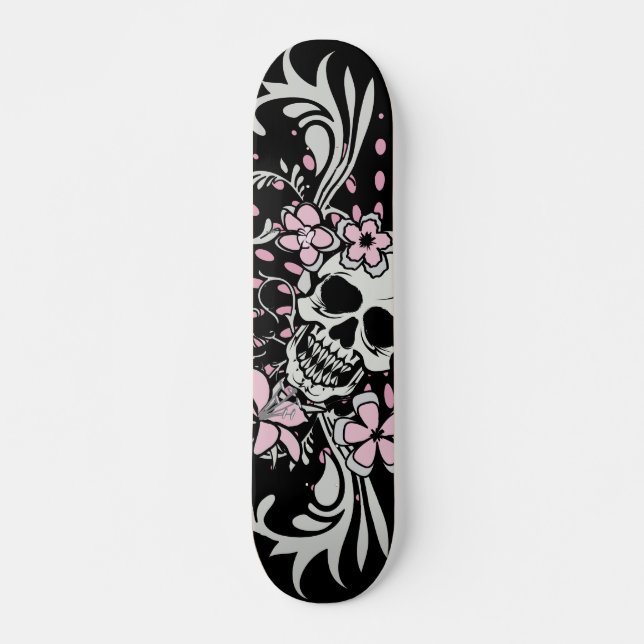 Vintage Skull Skateboard (Front)