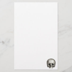 Vintage Skull Stationary Paper