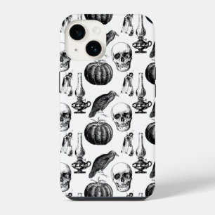 Vintage Skull & Witch Phone Case
