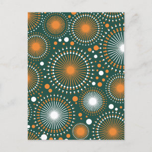 Vintage Sky Joy Fireworks Fiesta Holiday Postcard