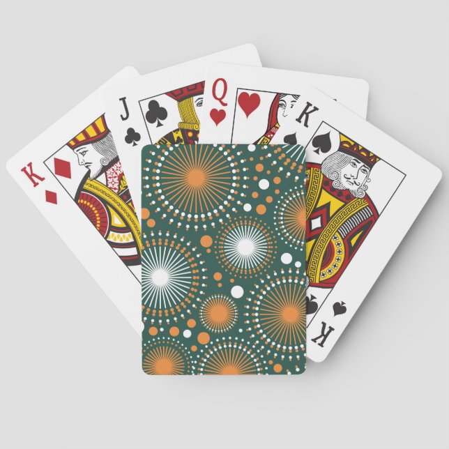 Vintage Sky Joy Fireworks Fiesta Playing Cards (Back)